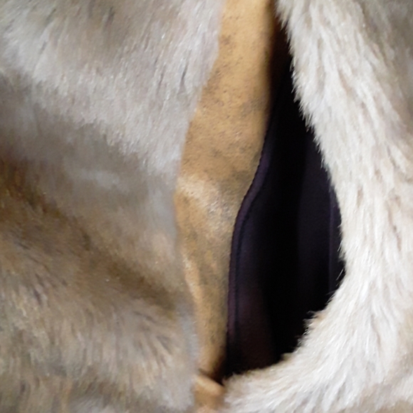 VTG Sterling stall sz 12 lined mink fur brown coat - Picture 6 of 8